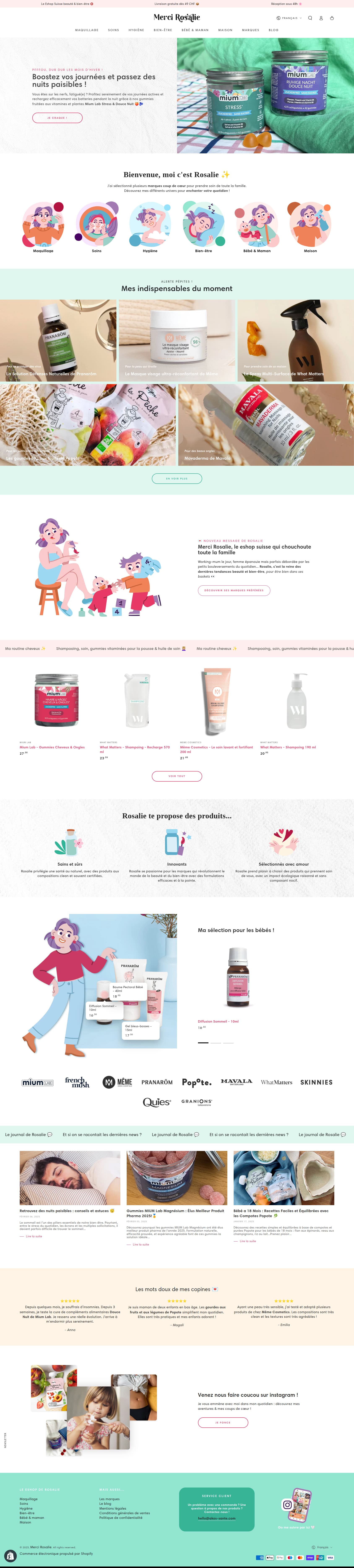 Homepage desktop